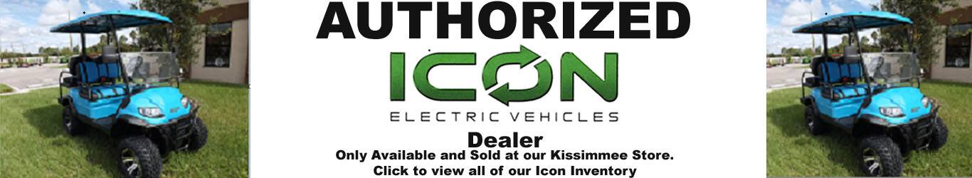 Icon electric golf carts for sale
